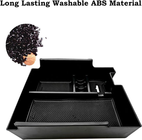 Center Console Organizer Interior Storage Box fit for Ford Explorer 2019 2018 2017 2016 2015 2014 2013 2012 Accessories Armrest Secondary Storage ...