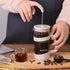 Sivaphe Small French Press 12 fl.oz Light-weight Durable High Borosilicate Carafe with Stainless Steel Filter 0.35L Coffee Maker Frothed...