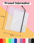 Umriox Mesh Zipper Pouch Puzzle Bags, 13.0x9.0 in (Black, 12 Packs), Letter Size A4 Size Zipper Bags for Office Supplies Travel Accessories...