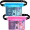 Hatisan Waterproof Pouch with Waist Strap, Waterproof Fanny Pack Keep Phone Valuables Safe and Dry Beach Accessories for Vacation Boating Swimming...