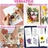 Vignee Real Dried Pressed Leaf Flowers-Multiple Colorful Pressed Flowers Daisies for Craft Resin Jewelry Making Art Craft DIY and Soap Candle Scra...
