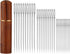 30pcs Large Eye Sewing Needles, Stainless Steel Hand Knitting Needles Sharp Tapestry Embroidery Needles with Wooden Needle Case Yarn Sewing Needle...