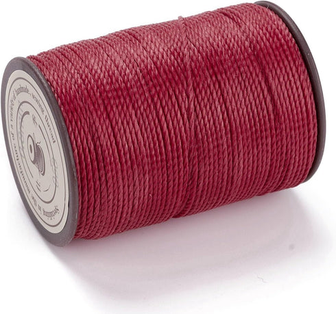 Airssory 270 Yards 0.8mm Round Waxed Polyester Thread Beading String Roll Craft Cord for Waist Beads Jewelry Making Macrame Supplies - FireBrick...