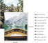 HoozGee Nature Landscape Wall Art Prints Mountain Decor Canvas Wall Decor Posters Lake Boat Pictures Photography Art Posters for Home Living Bedro...