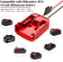 2 Packs Power Wheels Adapter for Milwaukee M18 Battery Adapter 18V Power Wheels Battery Converter Kit with Fuse & Switch & Wire Terminals, 12AWG W...