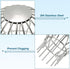 PATIKIL Gutter Guard, 304 Stainless Steel Down Pipe Strainer, Anti-Blocking Line Cap Drain Cover Downspout Protector for Blockage Leaves Debris, 3...