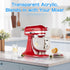 Mixer Slider Mat for KitchenAid Stand Mixer 4.5-5 QT, Transparent Acrylic Appliance Sliding Tray Mixer Mover Slider Mat for Kitchen aid Ice Cream ...