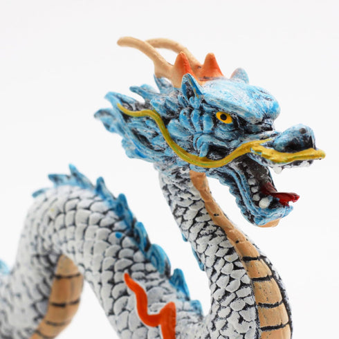 Gemini&Genius Chinese Dragon Toys, 2024 Year of The Sea Dragon Mascot Action Figures, Standing Dragon Animals, Toy Gifts or Ornament for Chinese N...