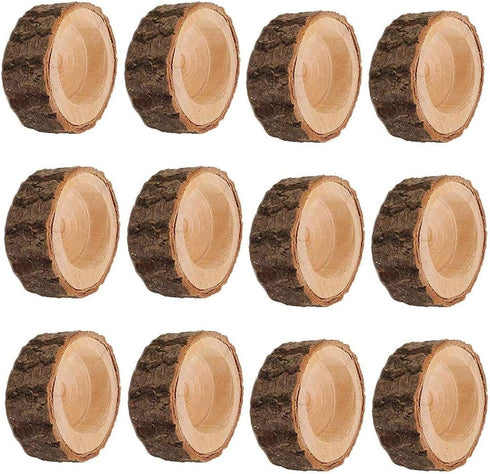 Yikko Tea Light Candle Holders, Personalized Wooden Votive Tealight Holder for Wedding Centerpieces for Table, Halloween |Christmas Party |Valenti...