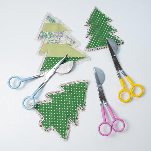 Duckbill Scissors, 6" Duckbill Shears For Art, Crafting, Fabric, Thread, Needlework and Embroidery (Blue)...