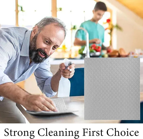 6 Pack Swedish Dishcloths Washing Dishes Non-Scratch Reusable Paper Towels Absorbent Cellulose Sponge Dish Cloths Washable Don't Smell Kitchen Qui...
