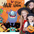 Halloween Party Games Pin Eye on The Monster Game Reusable Pin The Monster Halloween Party Favor Supplies for Kids Girls Boys...