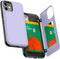 GOOSPERY iPhone 12 Mini Wallet Case with Card Holder, Protective Dual Layer Bumper Phone Case - Purple...