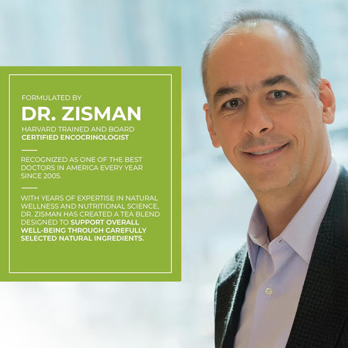 Dr. Zisman ZT Slimming - Matcha-Coconut Herbal Tea Blend with Senna Leaf- Antioxidant Effects - 28 Day Wellness Blend (28 Tea Bags)...