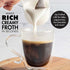 Primula Milk Frother With Stand, Handheld Whisk, Drink Foamer, Mini Blender Mixer For Coffee, Frappe, Bulletproof, Matcha, Espresso. Battery Opera...