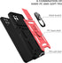 for T-Mobile REVVL 6 Pro 5G Case, T-Mobile REVVL 6X Pro Case with Slide Camera Cover and 2pcs HD Screen Protector, 360° Rotation Ring Kickstand [M...