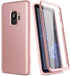 SURITCH Case for Samsung Galaxy S9,?Built in Screen Protector??Support Wireless Charging? Rugged Back Cover Hybrid Bumper 360 Protective Case Matt...