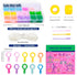 LORHAKI Bead Pets Kit, Art Craft Gift for Kids, Bead Animals Keychain Kit, Bead Art Craft Set for Beginners with Instructions, Pony Beads for Keyc...