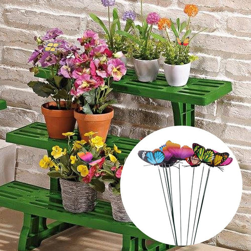 Butterfly Stakes,10pcs Butterflies On Sticks Artificial Ornaments,Butterfly Decorations for Indoor Outdoor Yard Lawn Garden Decor Craft...