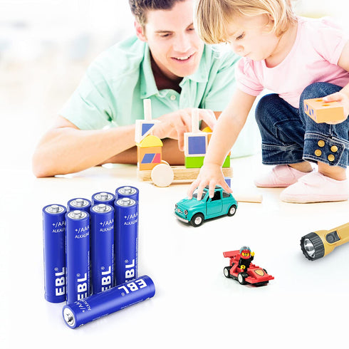 EBL AAA Batteries 28 Pack, 1.5V Triple A Batteries with Long-Lasting Power, High Capacity AAA Alkaline Batteries Leakproof Design for Household an...