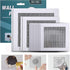 Drywall Repair Kit 12 Pieces Aluminum Wall Repair Patch Kit, 4/6/8 inch Fiber Mesh Over Galvanized Plate, Dry Wall Hole Repair Patch Metal Patch w...