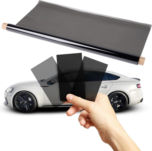 TRUE LINE Automotive Car Window Tint Film Roll 99% UV Rejection, 5% Window Tint Film for Cars, Heat Shield Automotive Car Window Film, Car Window ...