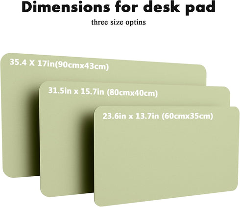 YSAGi Double-Sided Desk Pad, 31.5"x15.7" Leather Desk Mat, Eco Cork Desk Pad Protector,Large Mouse Pad,Waterproof Desk Blotter for Office/Home (Ma...