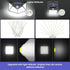 Solar Lights Outdoor IOTSES, 100 LED 270°Wide Angle PIR Motion Sensor Waterproof Durable Solar Powered Security Wall Lights 3 Modes for Fence, Fro...