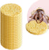 20 Pieces Hermit Crab Sponges,Real Pets Crab Sea Sponges in Yellow,Provide Nutrients Crab Sponges,Hermit Crab Water Dish Sea Sponge,for Pet Hermit...