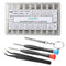 bayite Eyeglass Repair Kit Sunglass Glasses Repair Kit with Screws Assorted Tweezers Screwdriver Nuts Stainless Steel Screws Tool for Watch 1000Pc...