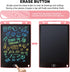 LCD Writing Tablet, 2 Packs Drawing Pads for Kids 3 4 5 6 Years Old 8.5 Inch Colorful Lines Doodle Scribble Boards Educational Toys for Boys Girls...