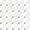 ST38 LED String Light Bulbs, 1.5 Inches Shatterproof LED Replacement Bulbs for Outdoor String Lights, 1Watt Equvanlent to 7Watt Incandescant Bulbs...