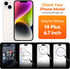 CellEver Heavy-Duty Silicone Case for iPhone 14 Plus - Military Drop Protection, Camera Shield, Scratch-Free Interior, Black...