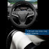 Car Steering Wheel Cover Compatible with Toyota Camry, Premium Leather, Sporty Design, Black...