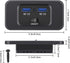 12V RV USB Outlet, Dual USB Quick Charge 3.0 Port Charger Socket, 12V USB Outlet with LED Indicator and Power Switch for ATV Car Boat Marine Truck...