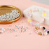 Spacer Beads for Jewelry Making, 200PCS Stainless Steel Beads Spacer Beads Silver Beads for Bracelets Silver Bead Spacers Metal Beads for DIY Neck...