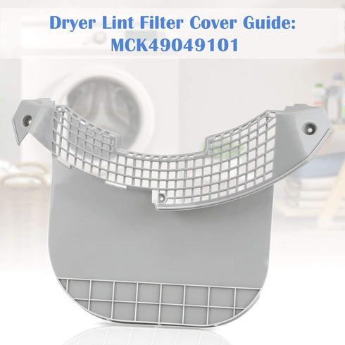 MCK49049101 Dryer Lint Trap Screen Cover Housing Replacement for Kenmore & LG Dlex3370w Dle3170w Dryer Replace AP5071745 PS3534930 - by APPLIANCEMATES
