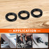 1/4" Lock Washer Spring Lock Washer, Stainless Steel 18-8 (304), Black Finish, 100 PCS...