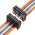 uxcell IDC Rainbow Wire Flat Ribbon Cable 14P D-type FC/FC Connector 2.54mm Pitch 1m/39.3inch Length...