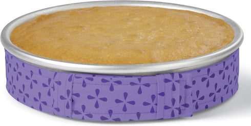 Wilton Bake Even Cake Strips, Prevents Domed Tops & Cracked Edges for Moist, Level Cakes, Fits 8-Inch & 10-Inch Round Cake Pans, 2-Piece Set...