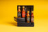 Mini Hot Sauce Challenge Box by Tabañero, Original, Extra Hot, XXX Hot & Dragon’s Breath, Hot Sauce Gift, Gluten Free, All Natural, Low Sodium, Ve...