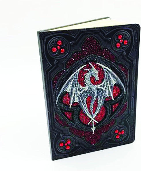 Crystal Art Diamond Painting Notebook - Valour Alter Drake - Create a Sparkling Notebook Cover Using Crystals - for Ages 8 and up...