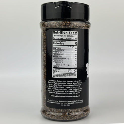 Smoke Trails BBQ BRISKET RUB | BBQ Rub for Texas Brisket by Steve Gow | Great on Brisket, Beef Short Ribs, Steaks, and more...