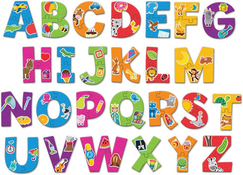 Learning Resources Alphabet Puzzle Cards, Early ABCs, Toddler Puzzle, 26-Self Correcting Puzzles, Alphabet Toys for Toddlers, ABC toys, 52 Pieces,...