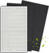 Replacement Idylis Filter C for Idylis Air Purifier IAF-H-100C, IAP-10-200, IAP-10-280 Model, Idylis C True Hepa Filter & 2 Activated Carbon Pre-F...