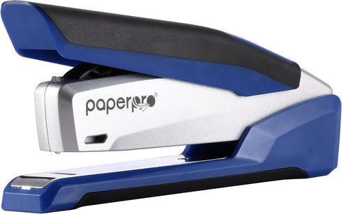 PaperPro - 1116 - inPOWER+ 28 Premium Stapler with Built-in Staple Remover, 28 Sheets, Full-Strip, Blue/Silver...