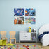 4 in 1 Increasing Difficulty Kids Puzzle for Kids, Ages 3-8, 24-60-Piece Puzzles, Puzzles for Children Learning Educational Puzzles Toys for Boys ...