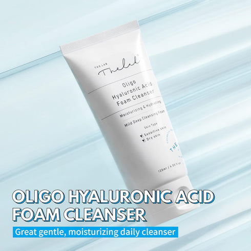 Blanc Doux Oligo Hyaluronic Acid Facial Daily Gentle Deep Foam Cleanser 4.05 Oz Sub-Acidic pH Soft Finish Hydrating Plant-Based Calming Face Wash ...