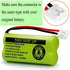 2.4v BT184342 BT284342 BT18433 BT28433 BT183348 BT283348 BT-1011 Replacement Battery Compatible with Phone CS6209 CS6219 CS6229 DS6151 89-1330-01-...