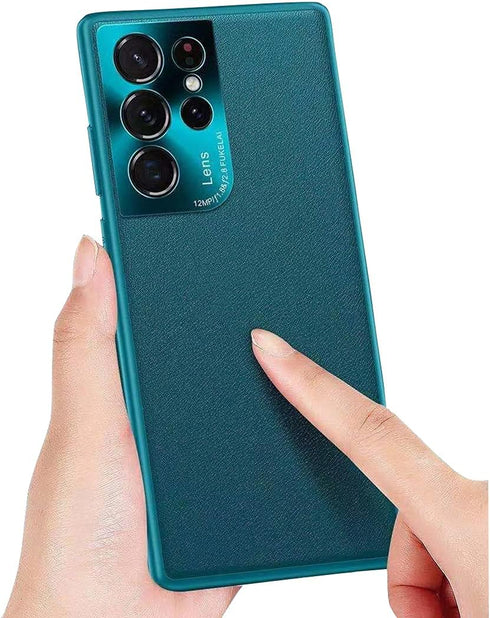 Cover for Samsung Galaxy S21 Ultra Cases Commuter Series,Slim,Tough, Anti Fall,with Port Protection,in 6.8 inch,Green...